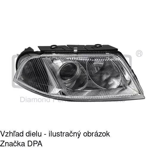 Hlavný reflektor 9549103E /POLCAR/ - obr. 2