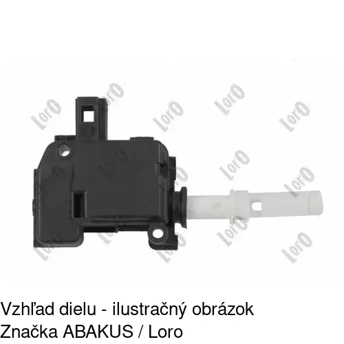 Motorček zámku 9549ZS-5 /POLCAR/ - obr. 2