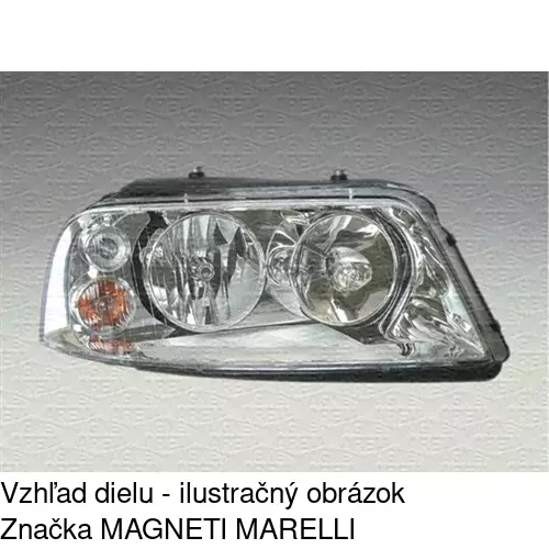 Hlavný reflektor 955109-E /POLCAR/ - obr. 1