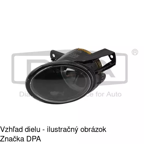 Hmlové svetlo - predné 9555291E /POLCAR/ - obr. 3