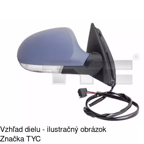 Rám vonkajšieho zrkadla 955555PE /POLCAR/ - obr. 3