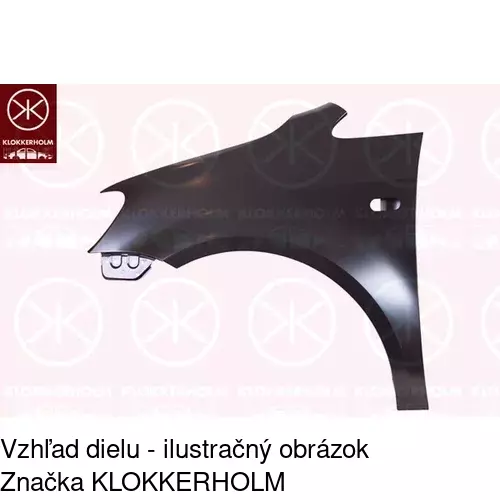 Predný blatník 956301-1 /POLCAR/ - obr. 1