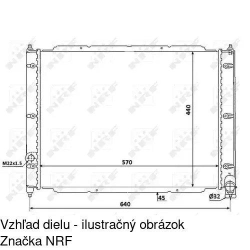 Chladiče vody 956508A1 /POLCAR/ - obr. 1