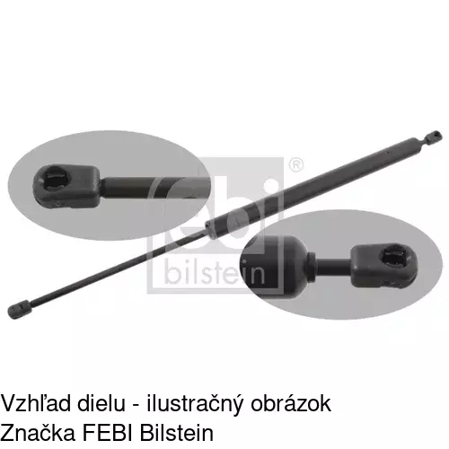 Plynová pružina 9566AB3 /POLCAR/ - obr. 2