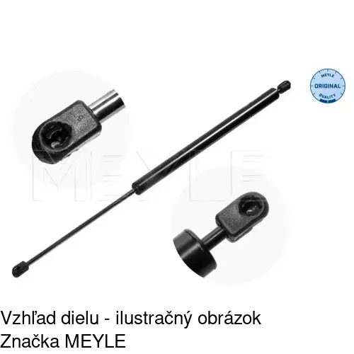 Plynová pružina 9566AB7 /POLCAR/ - obr. 2