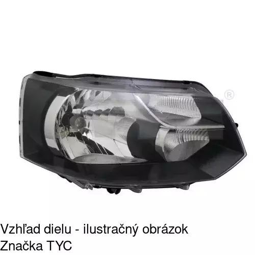 Hlavný reflektor 9569101U /POLCAR/ - obr. 1