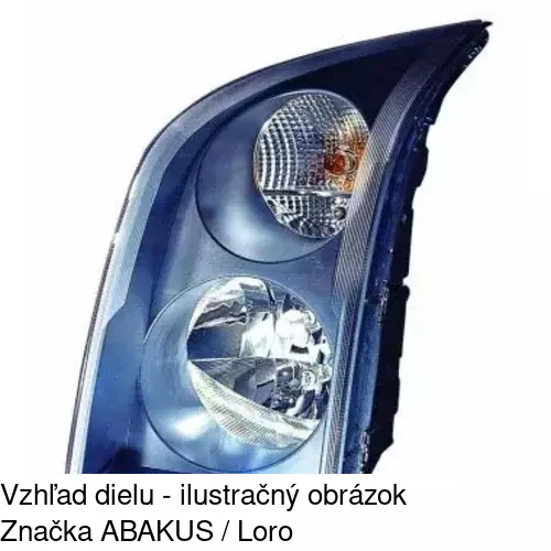 Hlavný reflektor 957209-H /POLCAR/ - obr. 3