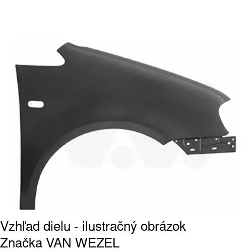 Predný blatník 957502 /POLCAR/ - obr. 1