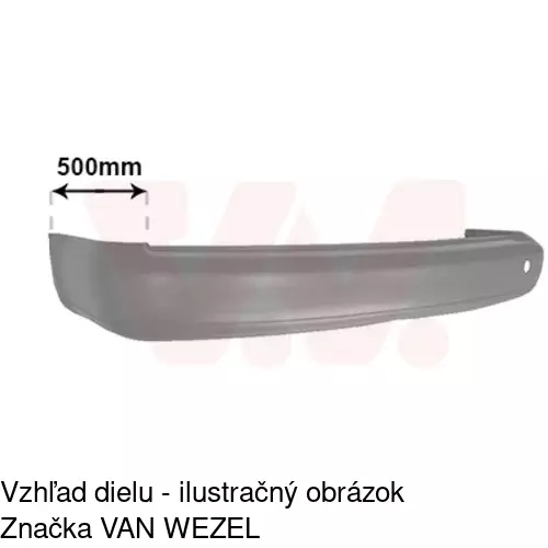 Zadný nárazník 9575964J /POLCAR/ - obr. 1