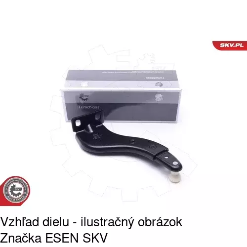 Vozík - kolieska pant posuvných dverí 9575Z-70 /POLCAR/ - obr. 1