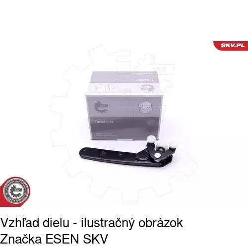 Vozík - kolieska pant posuvných dverí 9575Z-72 /POLCAR/ - obr. 3
