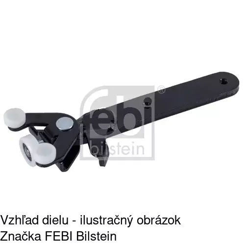 Vozík - kolieska pant posuvných dverí 9575Z-73 /POLCAR/ - obr. 3