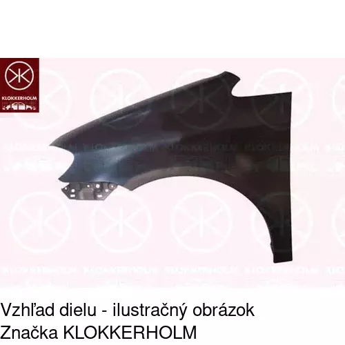 Predný blatník POLCAR 957902