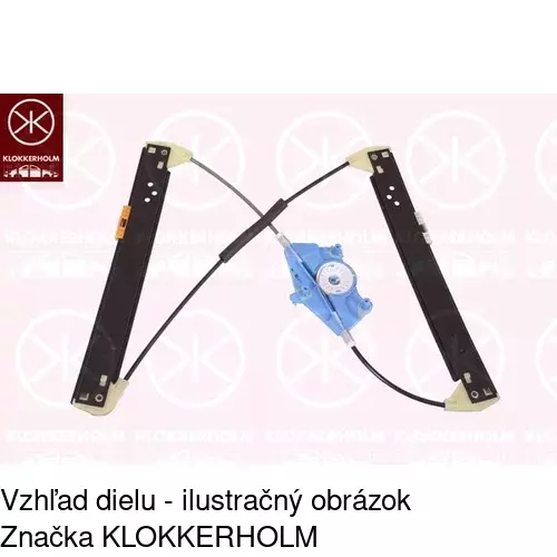 Elektrický mechanizmus okna dverí 9580PSG3 /POLCAR/ - obr. 1