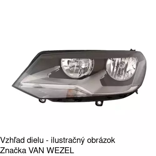 Hlavný reflektor 958209-E /POLCAR/ - obr. 1