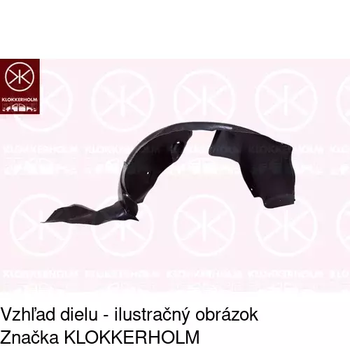 Podblatník (plast) POLCAR 9585FP2T