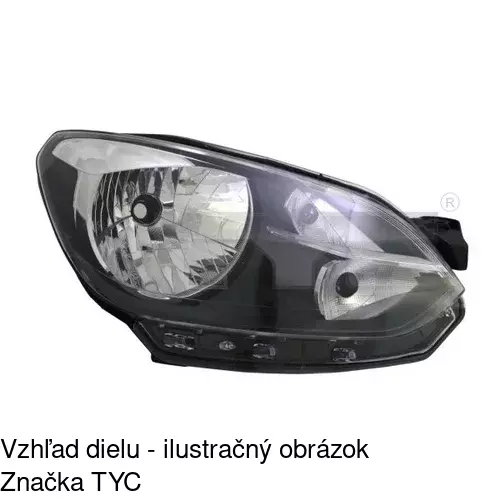 Hlavný reflektor 95A1091E /POLCAR/ - obr. 1