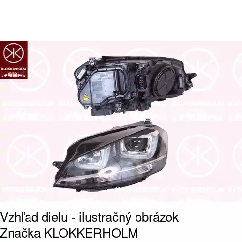Hlavný reflektor POLCAR 95C2103V