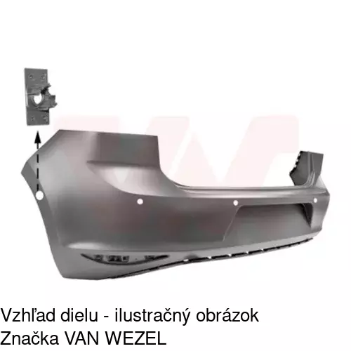 Zadný nárazník POLCAR 95C2961J