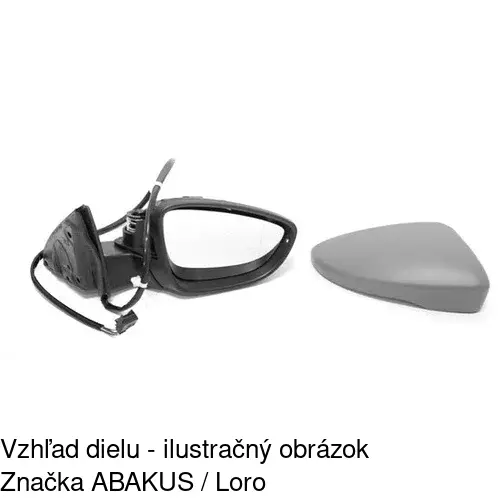 Vonkajšie zrkadlo 95D1525M /POLCAR/ - obr. 2
