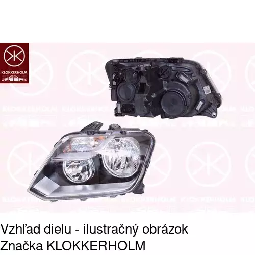 Hlavný reflektor 95P1102E /POLCAR/ - obr. 2
