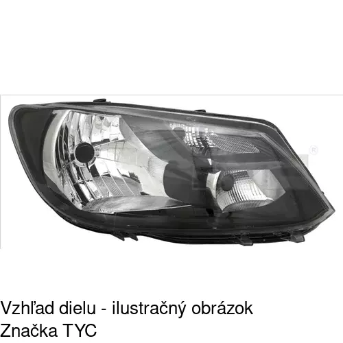 Hlavný reflektor POLCAR 95U1091H