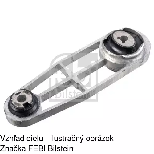 Silentblok motora DC-EM004 /POLCAR/ - obr. 1