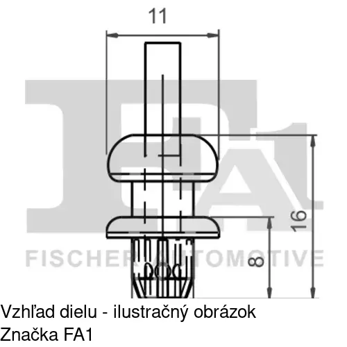 Upínacie prvky POLCAR RX38072