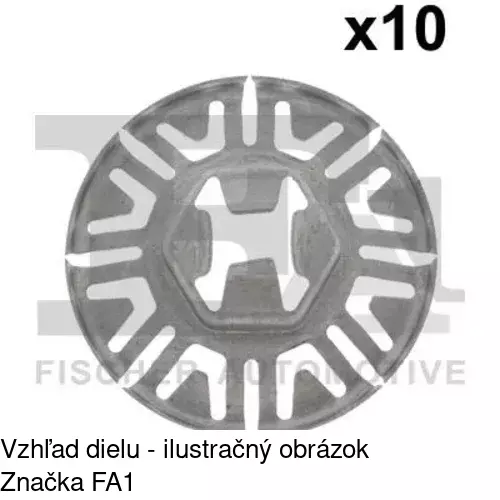 Montážny plech RXC60704 /POLCAR/ - obr. 1