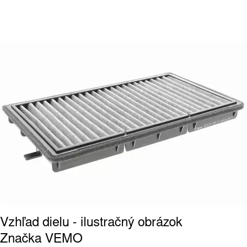 Kabínový filter s uhlíkom S11-1035 /POLCAR/ - obr. 2