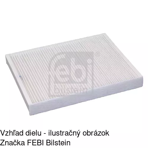 Kabínový filter s uhlíkom POLCAR S11-1050