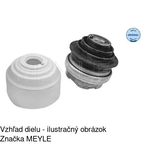 Silentblok motora S2250048 /POLCAR/ - obr. 2