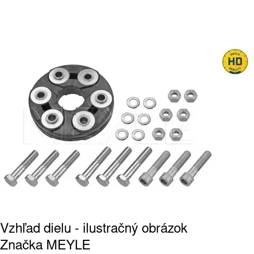 Silentblok S2250906 /POLCAR/ - obr. 1