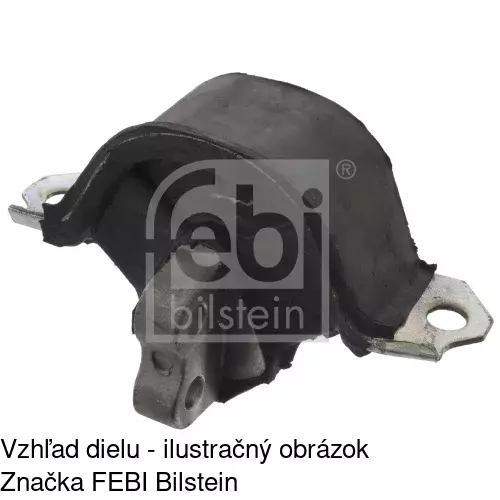 Silentblok motora POLCAR S2255011