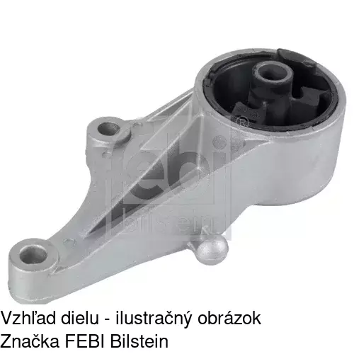 Silentblok motora S2255045 /POLCAR/