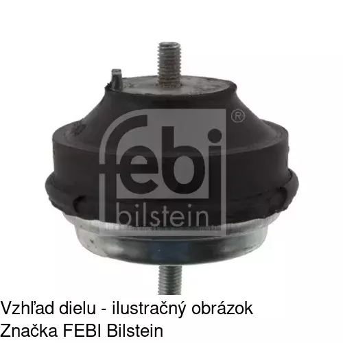 Silentblok motora POLCAR S2255057