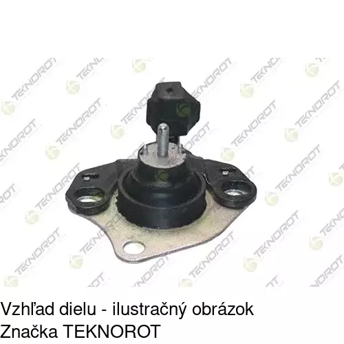 Silentblok motora S2260027 /POLCAR/ - obr. 2