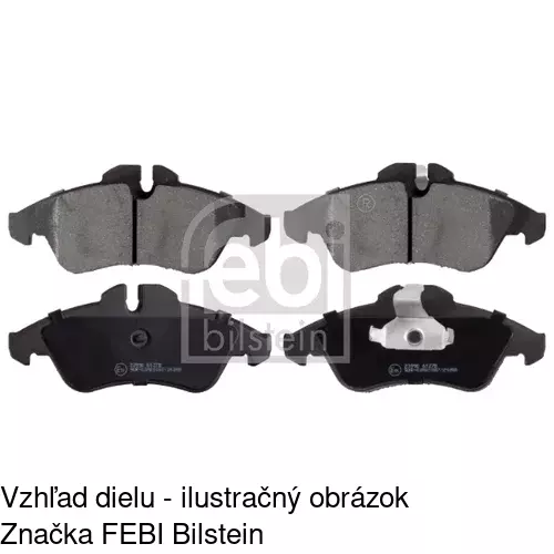 Brzdové dosky S70-0008 /POLCAR/ - obr. 5