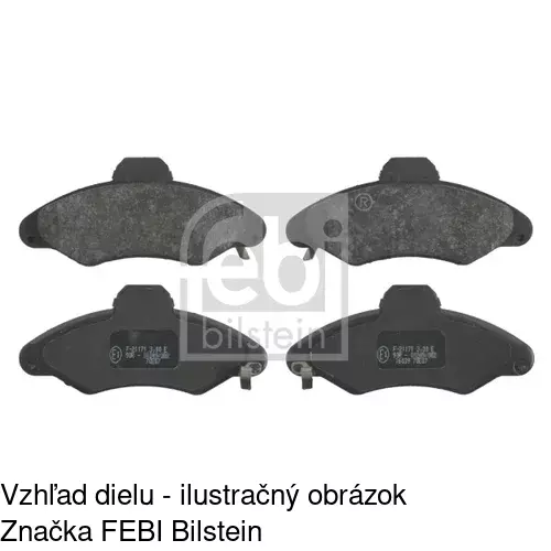 Brzdové dosky S70-0009 /POLCAR/ - obr. 5
