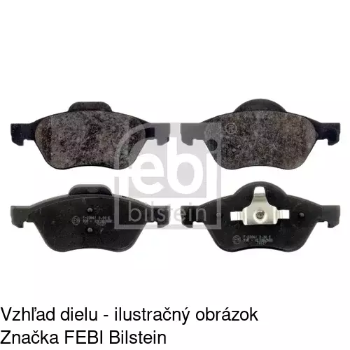 Brzdové dosky S70-0131 /POLCAR/ - obr. 5