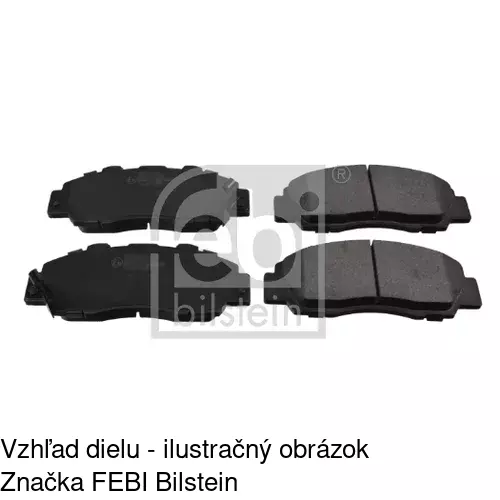 Brzdové dosky POLCAR S70-0158