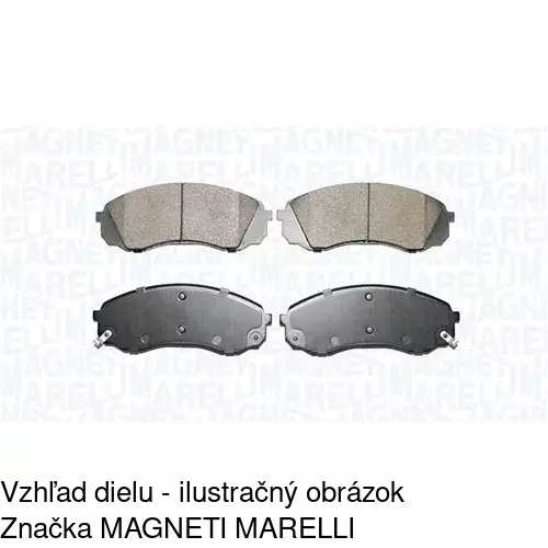 Brzdové dosky S70-0287 /POLCAR/ - obr. 5
