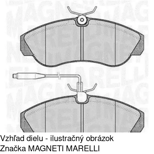 Brzdové dosky S70-0293 /POLCAR/ - obr. 4