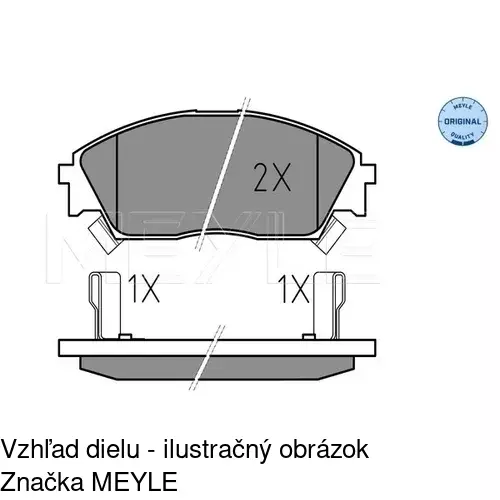 Brzdové dosky S70-0402 /POLCAR/ - obr. 4