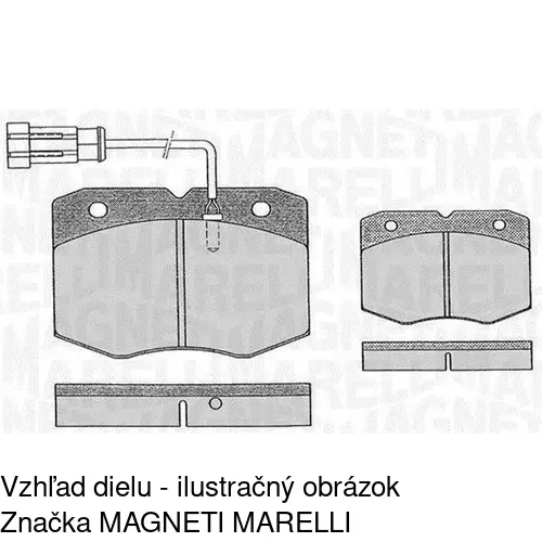 Brzdové dosky S70-0410 /POLCAR/ - obr. 4