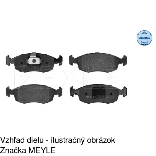 Brzdové dosky S70-0449 /POLCAR/ - obr. 4