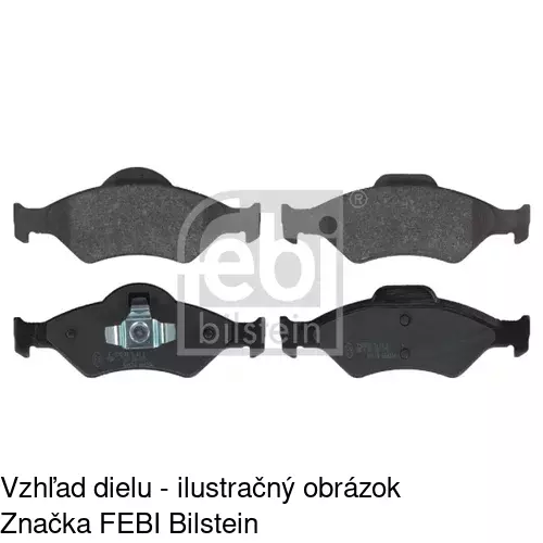 Brzdové dosky POLCAR S70-1130