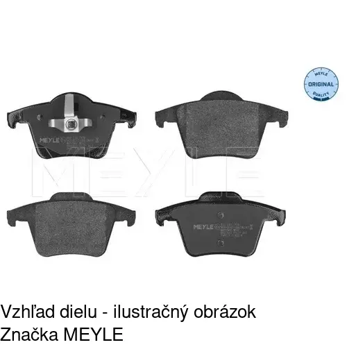 Brzdové dosky S70-1355 /POLCAR/ - obr. 4