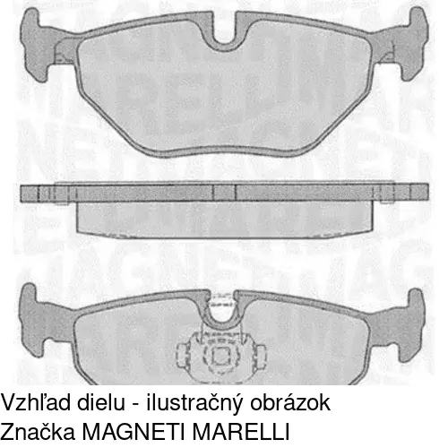 Brzdové dosky S70-1370 /POLCAR/ - obr. 3