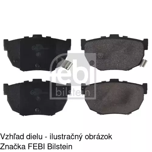 Brzdové dosky S70-1445 /POLCAR/ - obr. 5